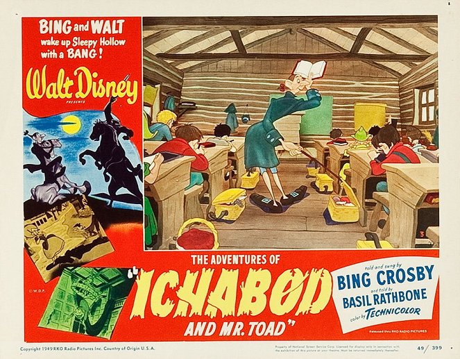 The Adventures of Ichabod and Mr. Toad - Lobby Cards