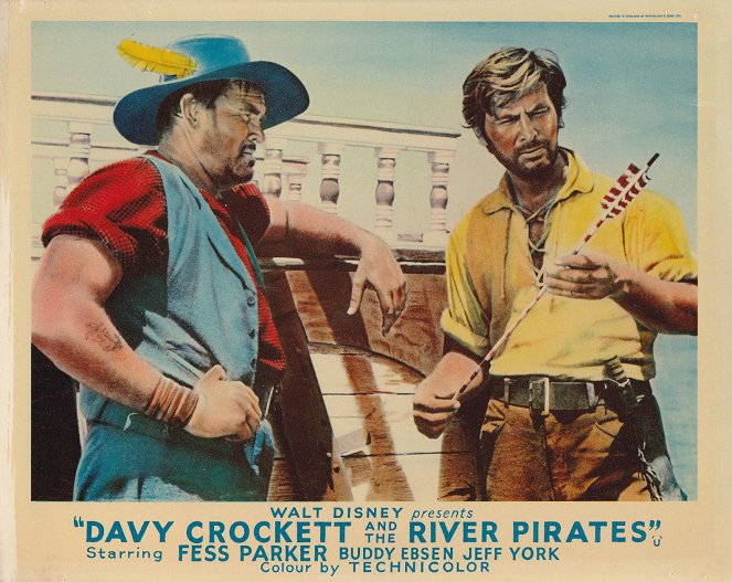 Davy Crockett et les pirates de la rivière - Cartes de lobby