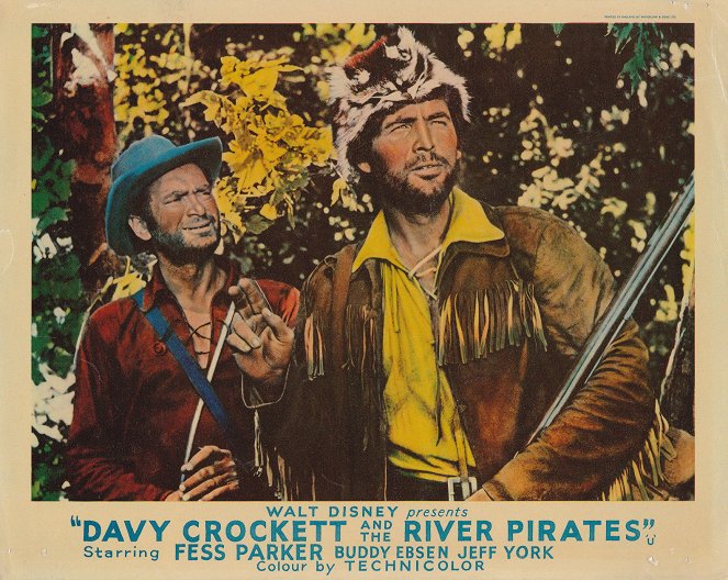 Davy Crockett and the River Pirates - Lobbykarten