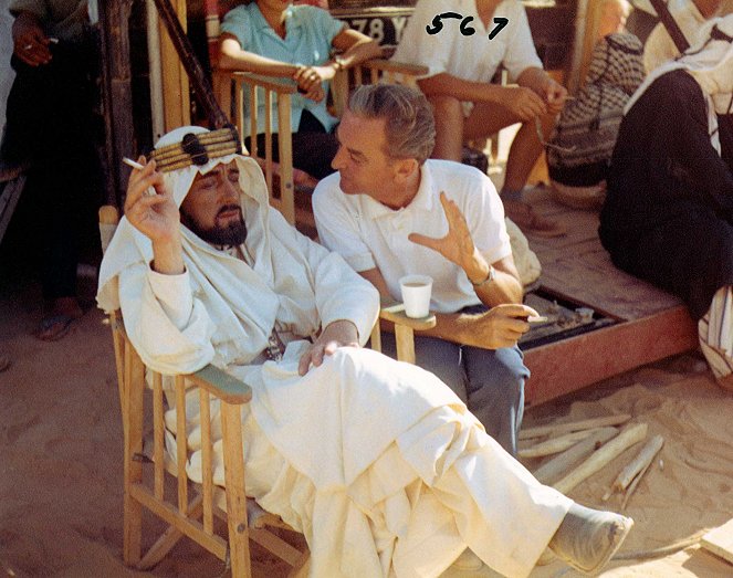Lawrence z Arábie - Z nakrúcania - Alec Guinness, David Lean