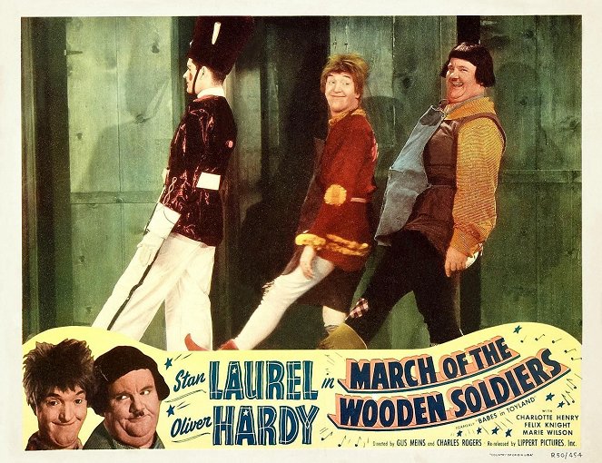 Laurel et Hardy : La marche des soldats de bois - Cartes de lobby