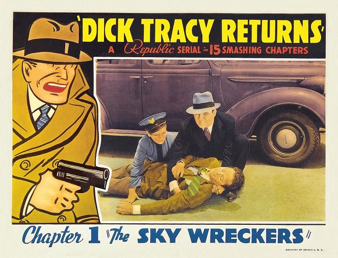 Dick Tracy Returns - Mainoskuvat