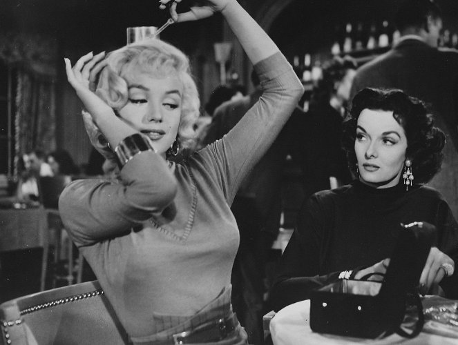 Gentlemen Prefer Blondes - Do filme - Marilyn Monroe, Jane Russell
