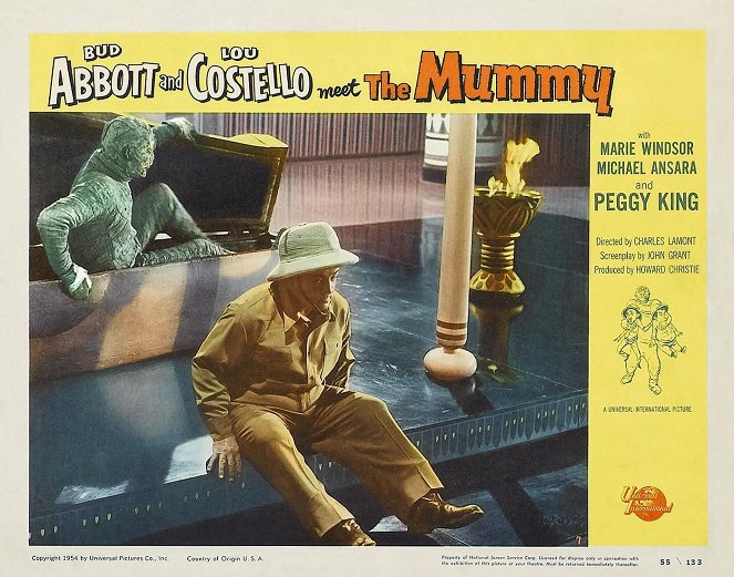 Abbott and Costello Meet the Mummy - Cartes de lobby