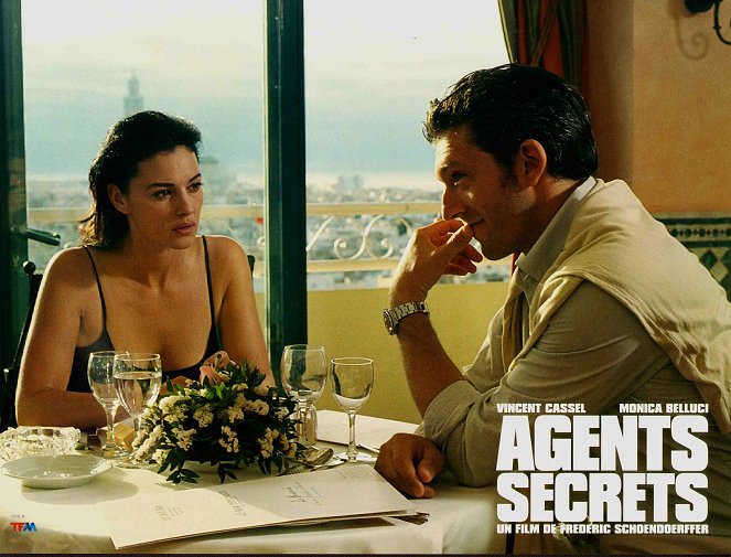 Agents secrets - Cartes de lobby - Monica Bellucci, Vincent Cassel