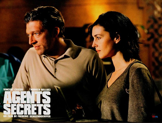 Agents secrets - Cartões lobby - Vincent Cassel, Monica Bellucci