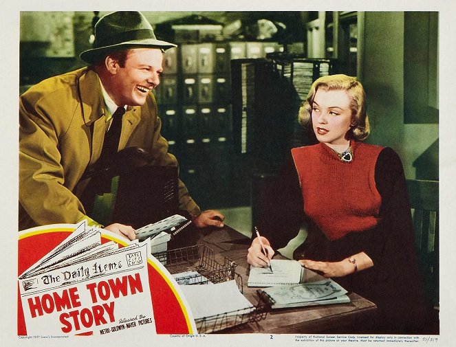 Home Town Story - Lobbykarten - Marilyn Monroe