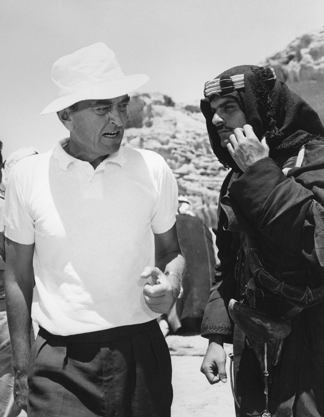 Lawrence z Arábie - Z natáčení - David Lean, Omar Sharif