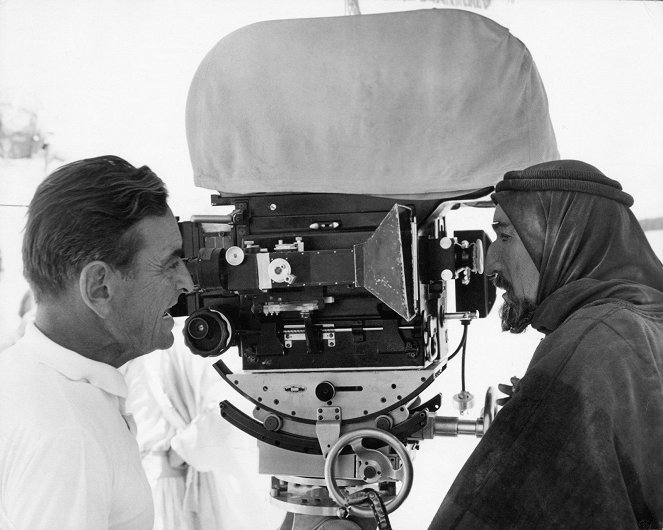 Arábiai Lawrence - Forgatási fotók - David Lean, Anthony Quinn