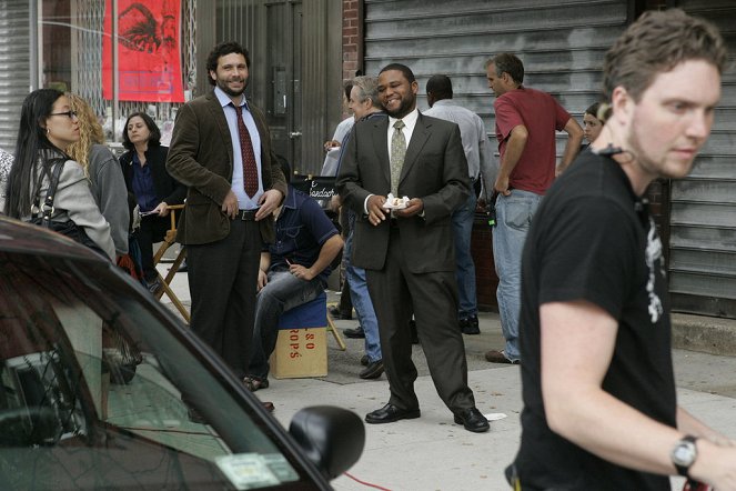 New York District / New York Police Judiciaire - Tournage - Jeremy Sisto, Anthony Anderson