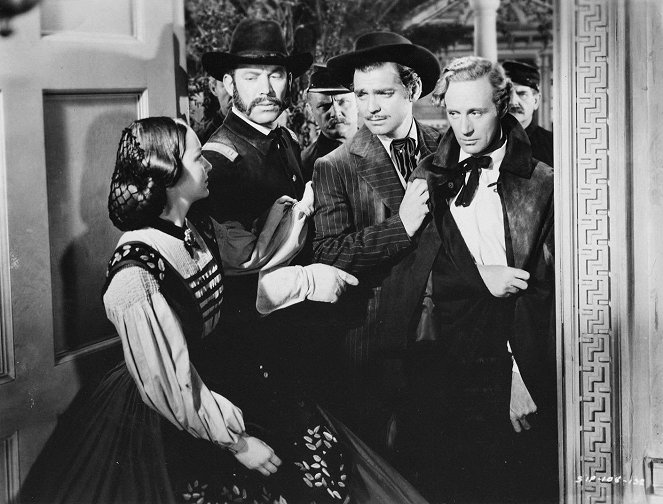 Odviate vetrom - Z filmu - Olivia de Havilland, Clark Gable, Leslie Howard