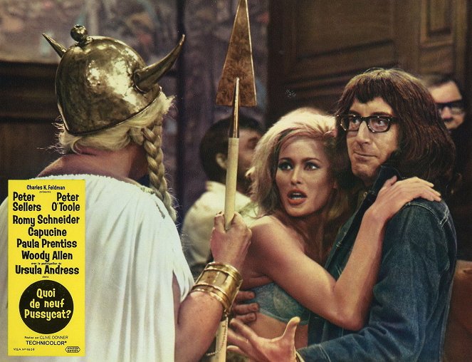 Quoi de neuf, Pussycat ? - Cartes de lobby - Ursula Andress, Peter Sellers