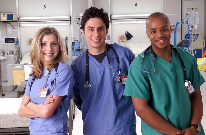 Scrubs: Doktůrci - Promo - Sarah Chalke, Zach Braff, Donald Faison