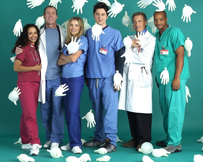 Scrubs: Doktůrci - Promo - Judy Reyes, John C. McGinley, Sarah Chalke, Zach Braff, Ken Jenkins, Donald Faison