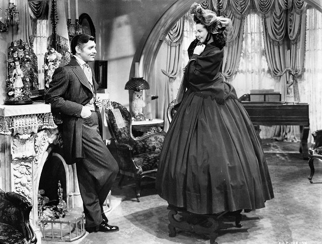 Odviate vetrom - Z filmu - Clark Gable, Vivien Leigh
