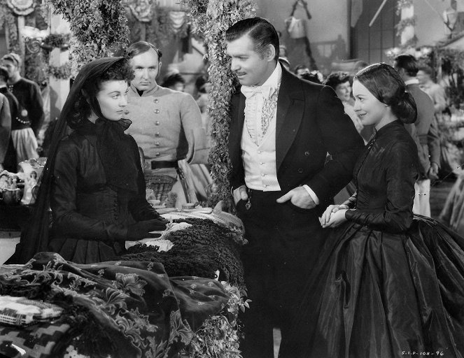 Vom Winde verweht - Filmfotos - Vivien Leigh, Clark Gable, Olivia de Havilland