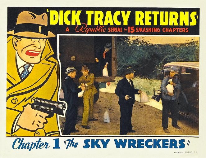 Dick Tracy Returns - Lobbykarten