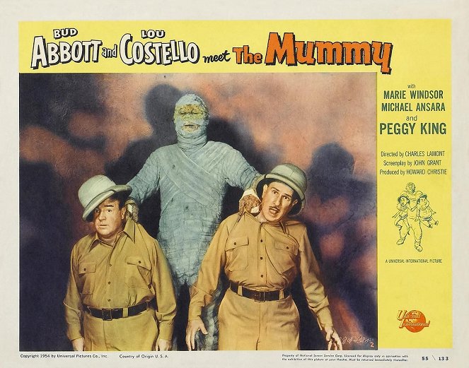Abbott and Costello Meet the Mummy - Cartões lobby