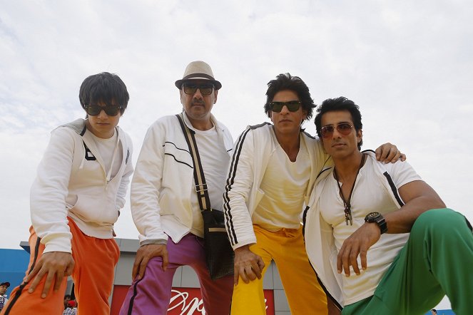 Happy New Year - Filmfotók - Vivaan Shah, Boman Irani, Shahrukh Khan, Sonu Sood