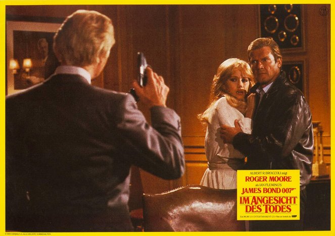 007 - Alvo em Movimento - Cartões lobby - Tanya Roberts, Roger Moore