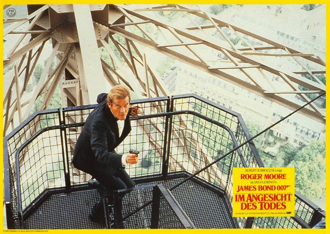 007 - Alvo em Movimento - Cartões lobby - Roger Moore