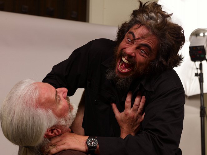 Farkasember - Forgatási fotók - Benicio Del Toro