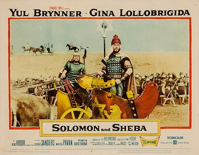 Solomon and Sheba - Lobby Cards