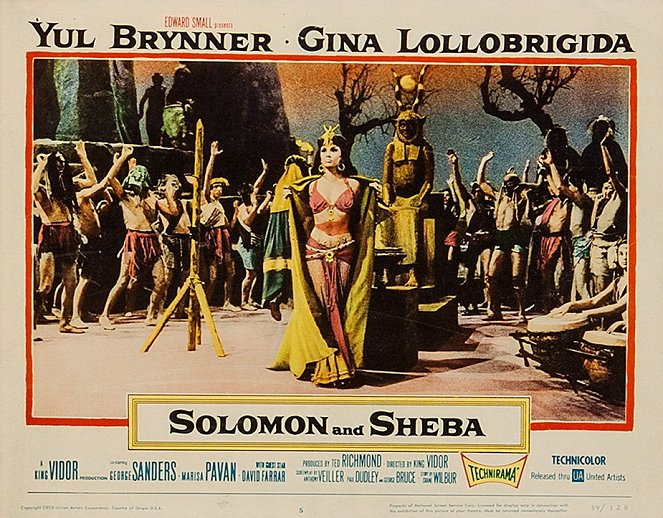 Salomon und die Königin von Saba - Lobbykarten