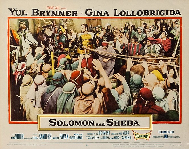 Solomon and Sheba - Lobby Cards