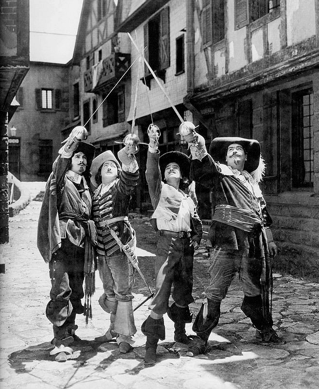 The Three Musketeers - Van film - Eugene Pallette, Douglas Fairbanks