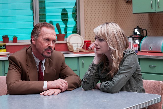 Birdman oder (Die unverhoffte Macht der Ahnungslosigkeit) - Filmfotos - Michael Keaton, Emma Stone