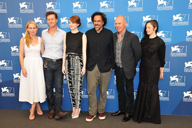 Birdman - Z akcí - Amy Ryan, Edward Norton, Emma Stone, Alejandro González Iñárritu, Michael Keaton, Andrea Riseborough