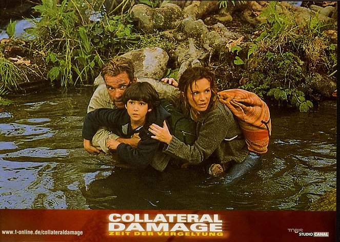 Collateral Damage - Lobby Cards - Arnold Schwarzenegger, Tyler Posey, Francesca Neri