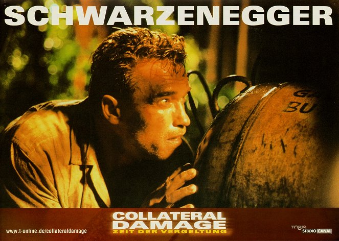 Dommage collatéral - Cartes de lobby - Arnold Schwarzenegger
