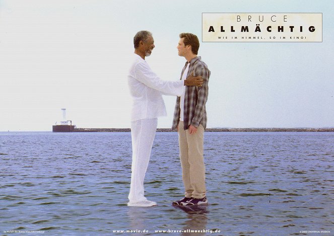 Bruce Almighty - Lobbykaarten - Morgan Freeman, Jim Carrey