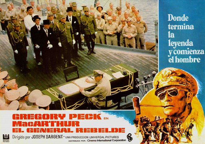 MacArthur, de generaal rebel - Lobbykaarten - Gregory Peck