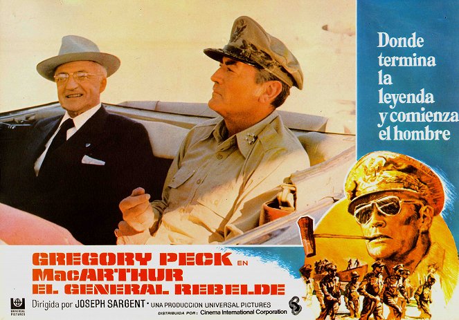 MacArthur, de generaal rebel - Lobbykaarten - Gregory Peck