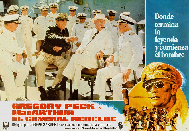 MacArthur, de generaal rebel - Lobbykaarten - Gregory Peck