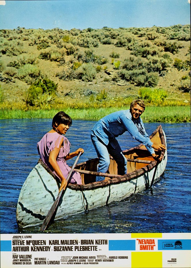 Nevada Smith - Cartões lobby - Janet Margolin, Steve McQueen