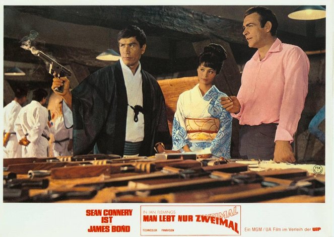 James Bond 007 - Man lebt nur zweimal - Lobbykarten - Tetsurô Tamba, Akiko Wakabayashi, Sean Connery
