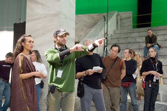 300: Bitva u Thermopyl - Z natáčení - Lena Headey, Zack Snyder