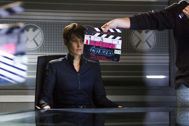 Avengers - Tournage - Cobie Smulders