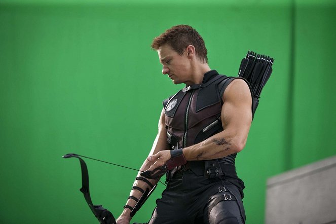 Avengers - Z natáčení - Jeremy Renner