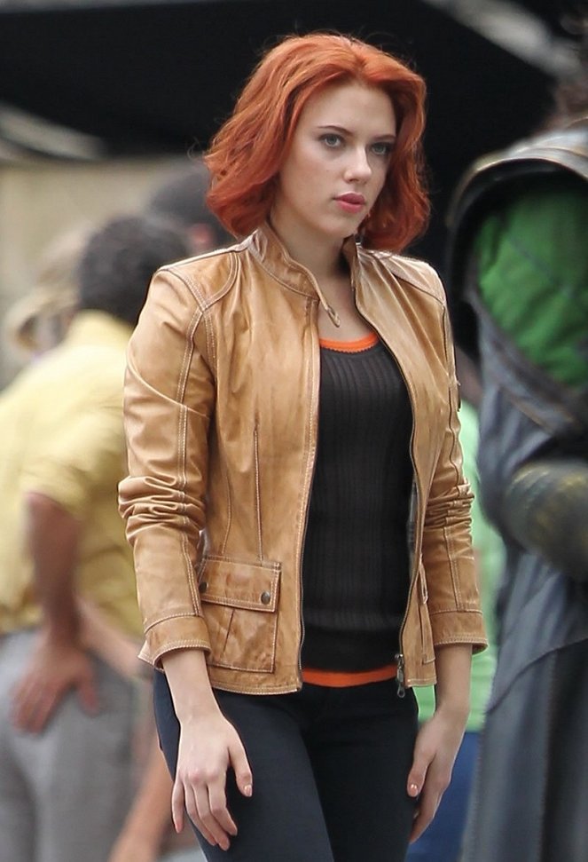 Avengers: Pomstitelia - Z nakrúcania - Scarlett Johansson