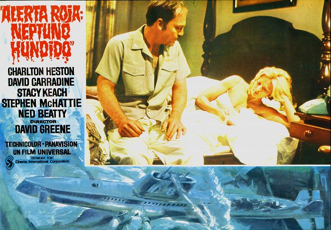 S.O.S. - Submarino Nuclear - Cartões lobby - Stacy Keach