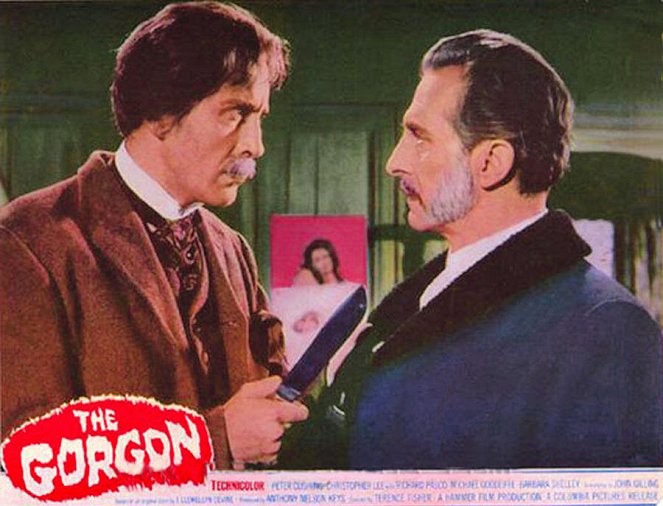 The Gorgon - Lobby Cards - Christopher Lee, Peter Cushing
