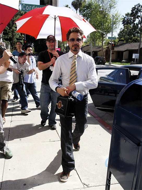 Iron Man 2 - Van de set - Robert Downey Jr.