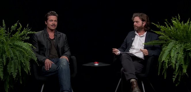 Between Two Ferns with Zach Galifianakis - Photos - Brad Pitt, Zach Galifianakis