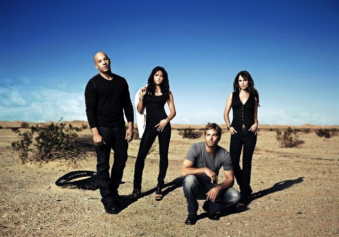 Hurjapäät 4 - Promokuvat - Vin Diesel, Michelle Rodriguez, Paul Walker, Jordana Brewster