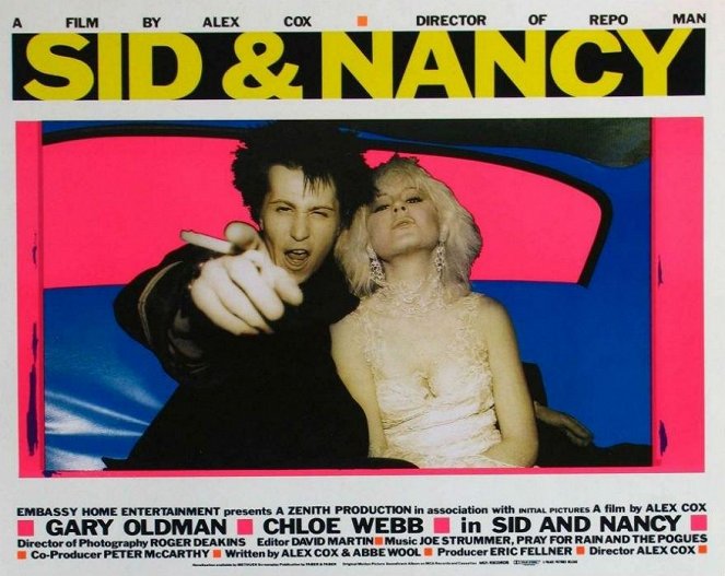 Sid e Nancy - Cartões lobby - Gary Oldman, Chloe Webb